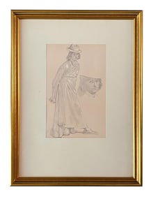 Antique Original Etching. Mystery Artist