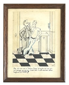 Watercolor Painting by Merck Mystery Artist - Unknown