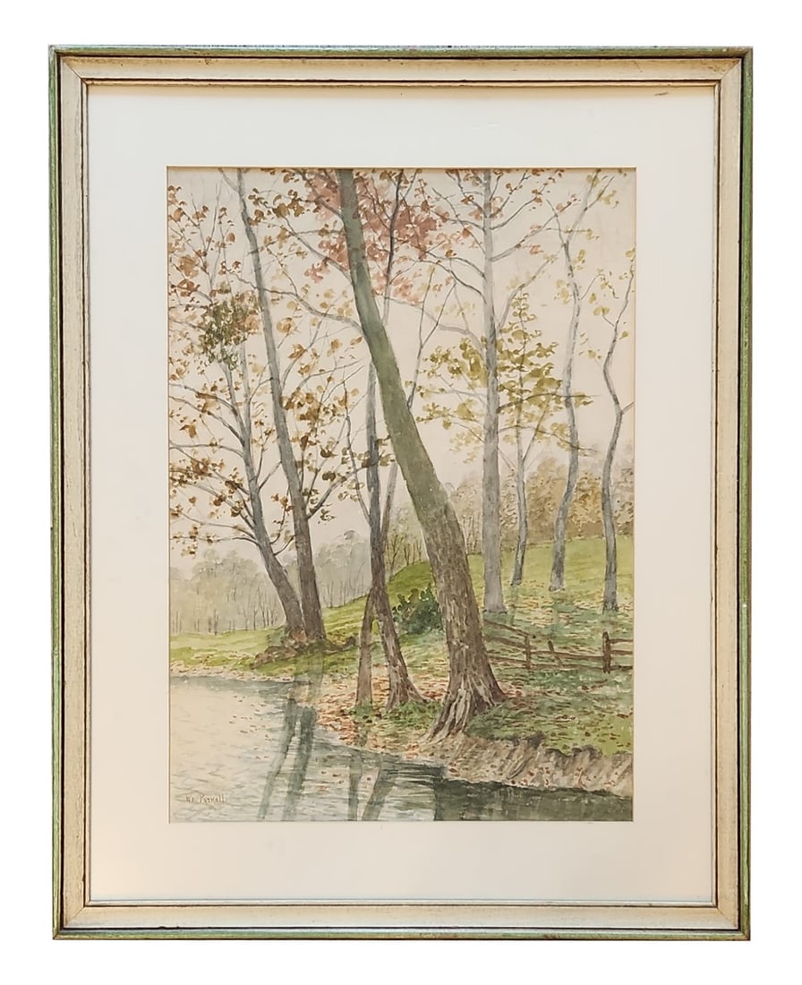William Frederick Paskell (1866 - 1951) England: William Frederick Paskell (1866 - 1951) England Watercolor on Paper Measure 18 3/4"in H x 13 1/2"in W and 25 1/2"in H x 20"in W with frame Known for: Landscape, marine painting Biography: William F. P
