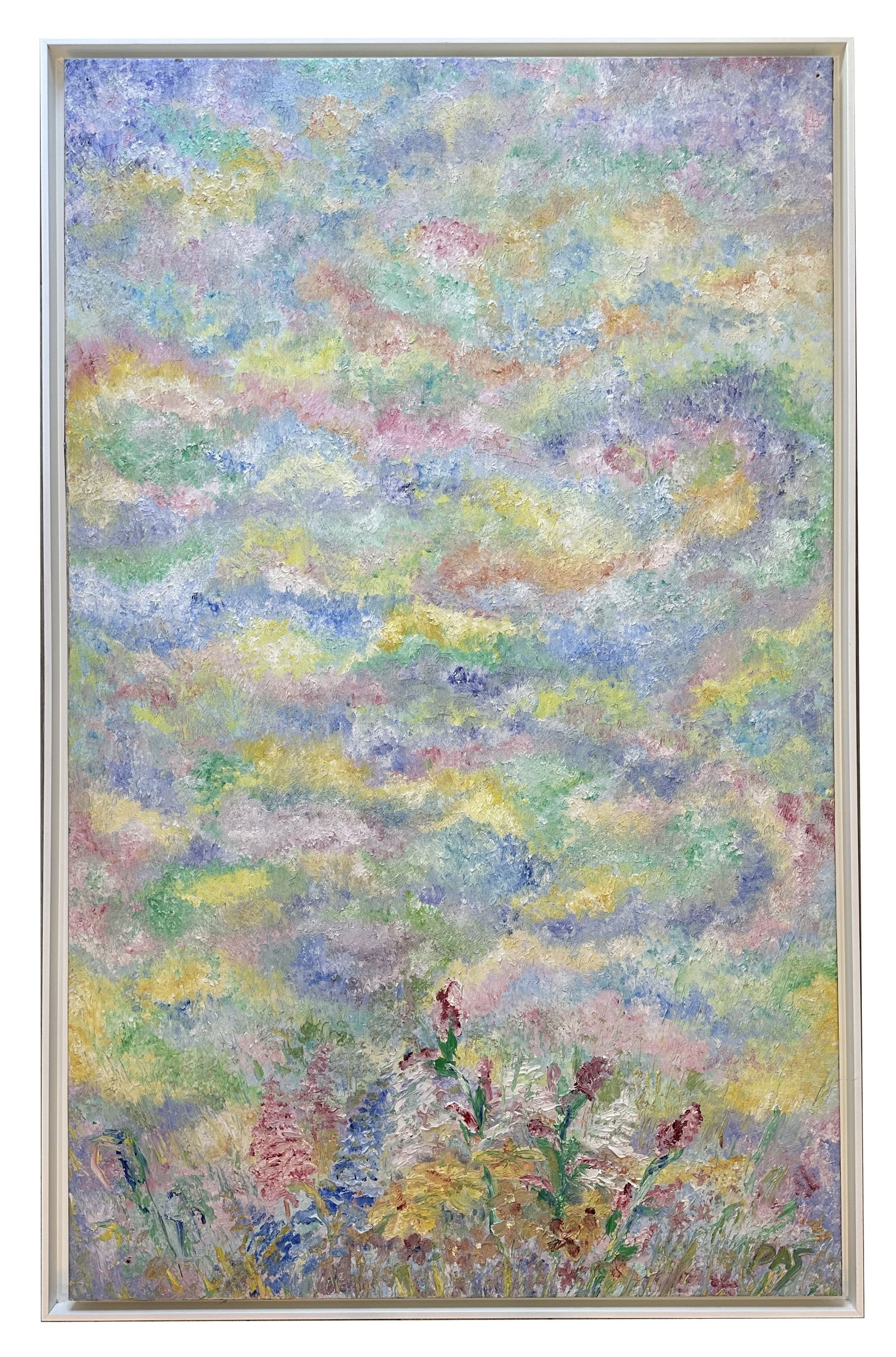 Neo- Impressionism Large Landscape Oil Painting Probably Signed Schermerhorn (1 of 5)