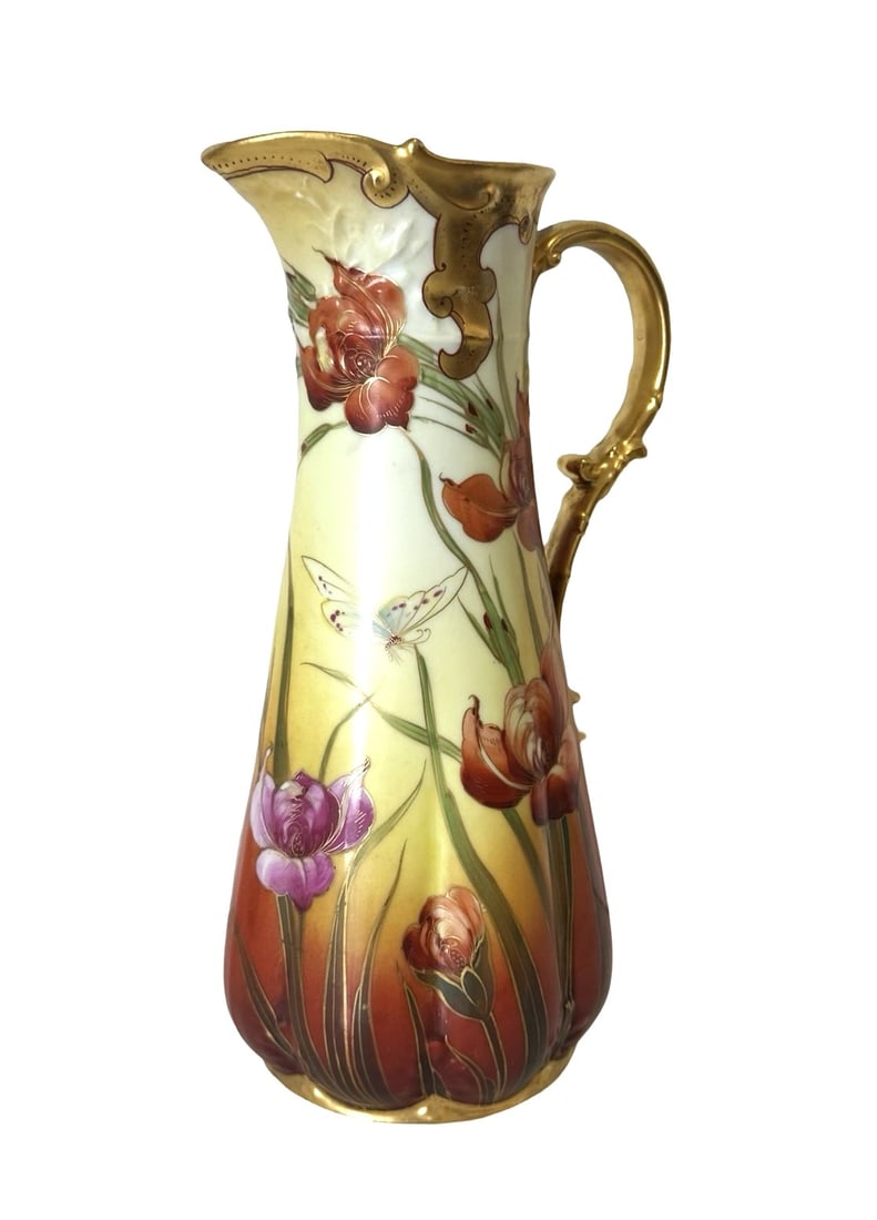 Hand Painted Tulips Pickard Pitcher (1 of 5)