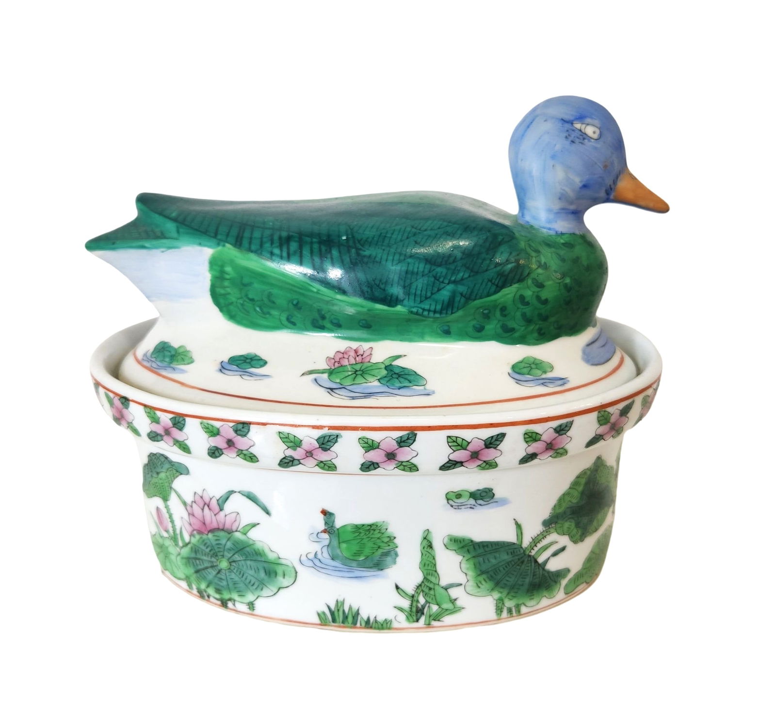 Vintage Cordon Bleu Duck Dish Oval Casserole Duck Dish Bakeware (1 of 3)