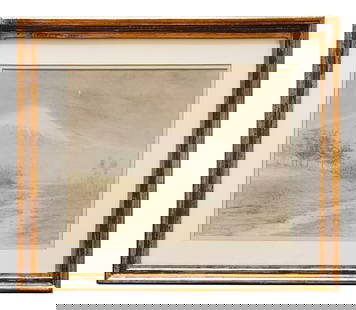 John Henry Hill (1839 - 1922) American: John Henry Hill (1839 - 1922) American Watercolor on Paper Measure 11"in H x 14"in W and 17"in H x 20"in W with frame Known for: Mountain landscape, still life, etcher Biography: John Henry Hill w