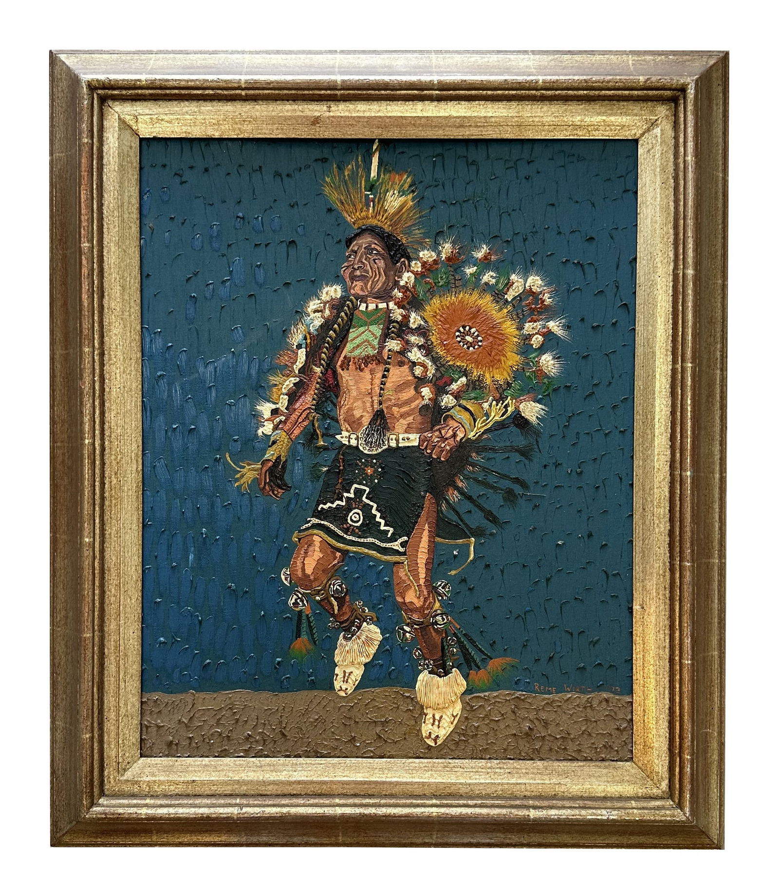 Native American Indian Navajo Painting by Reme Wirth (1 of 5)