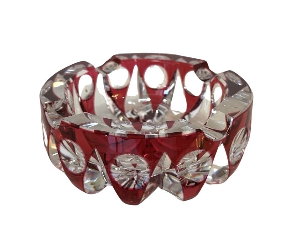 French Saint Louis Ambassador Crystal Ashtray (1 of 7)