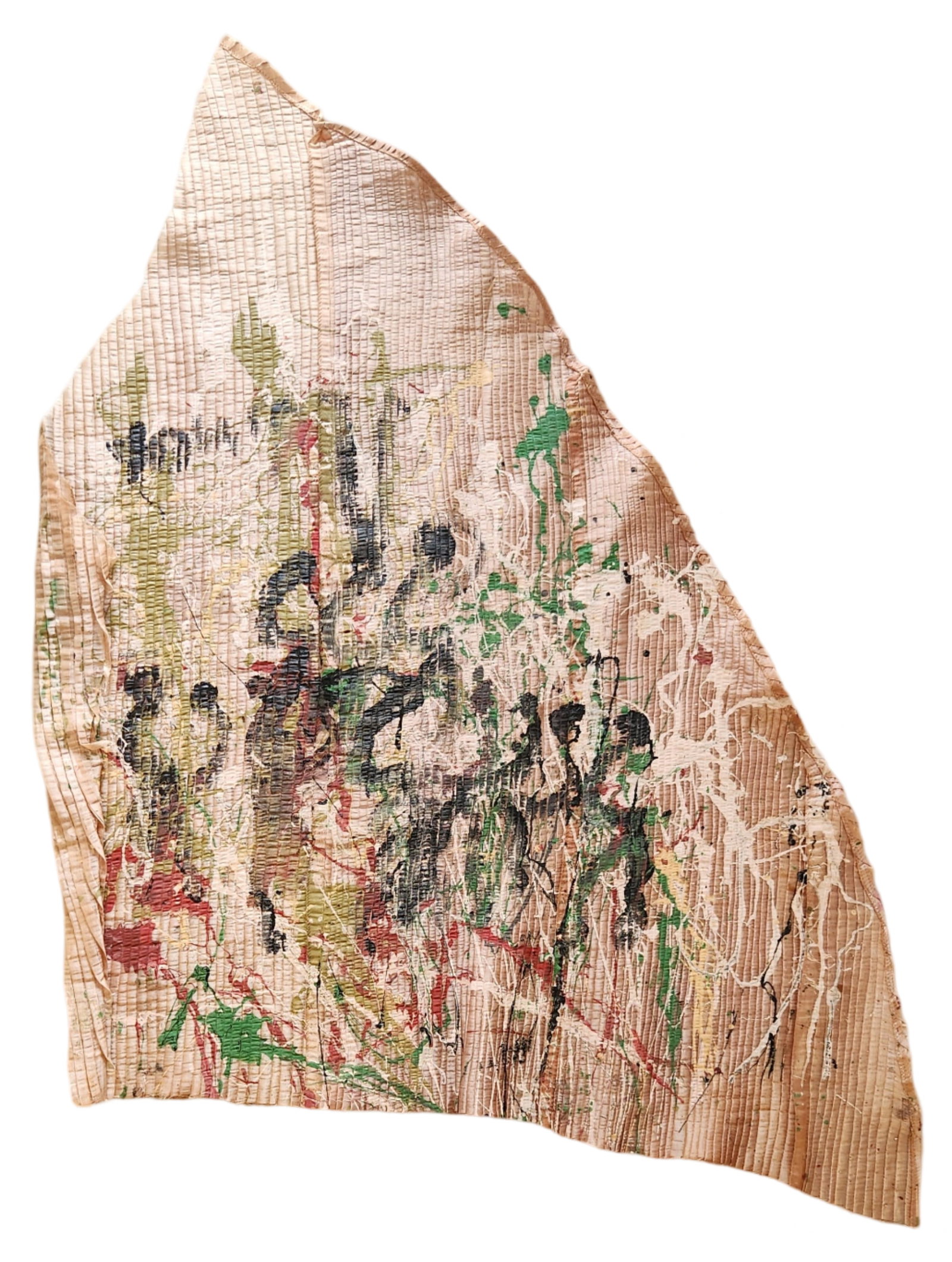 Purvis Young (1943 - 2010) American: Purvis Young (1943 - 2010) American Oil on Fabric Measure 42"in H x 36"in W Known for: Mod naive urban views, installation Name variants: Pervis Young Biography: The work of t