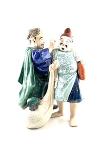 Japanese Okimono Biscuit Sculpture