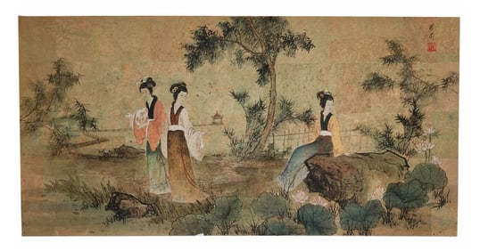 Chinese Painting on Cork Paper