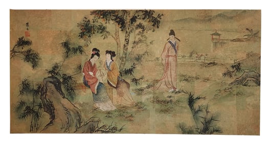 Chinese Painting on Cork Paper