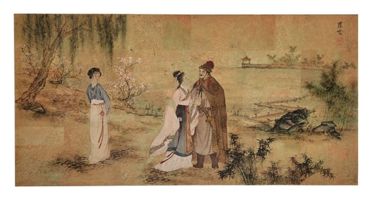 Chinese Painting on Cork Paper