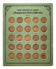 1968 Franklin Mint Antique Car Coin Collection Series 1