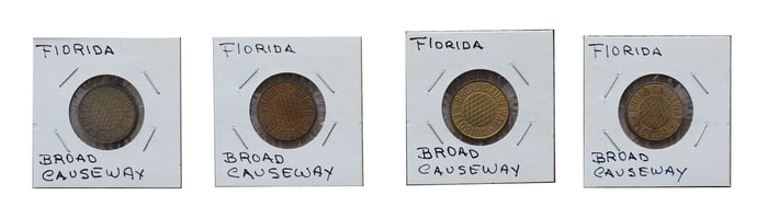 Florida Bay Harbor Broad Cause Way Token