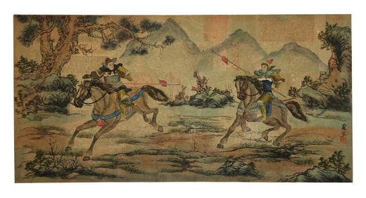 Chinese Painting on Cork Paper