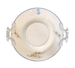 Vintage Hand Painted Porcelain Center Piece