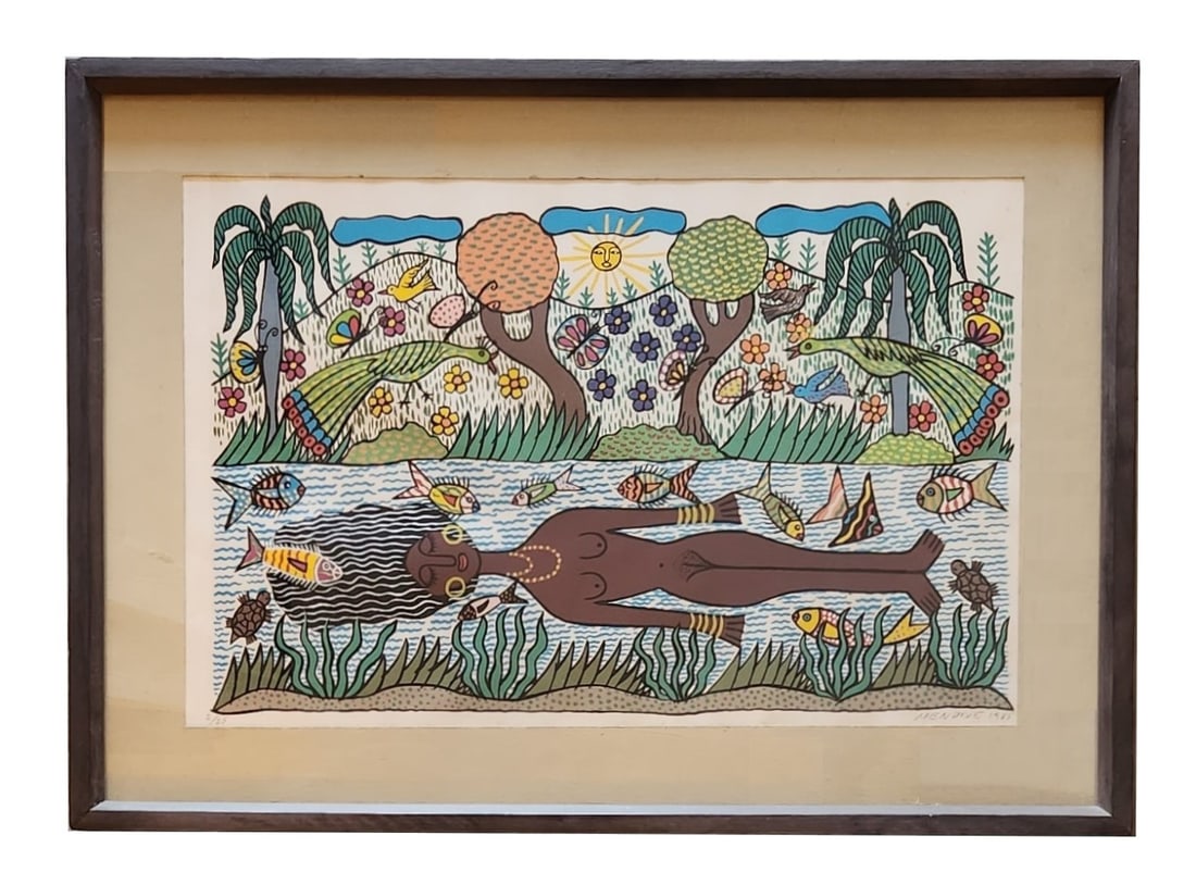 Manuel Mendive (Born 1944) Cuba (1 of 6)