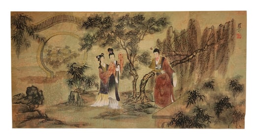 Chinese Painting on Cork Paper