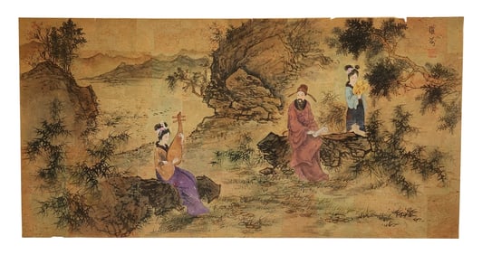 Chinese Painting on Cork Paper