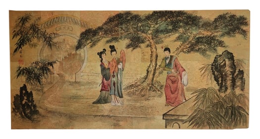 Chinese Painting on Cork Paper