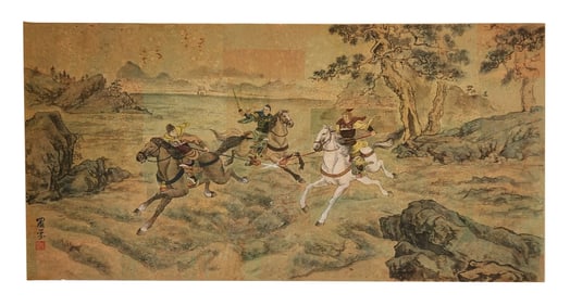 Chinese Painting on Cork Paper