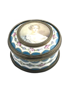 Antique 19th Century French Bronze Box