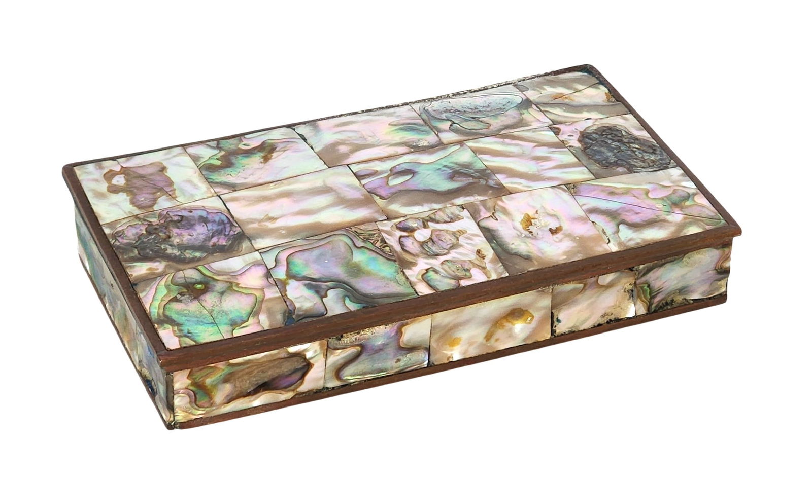 Vintage Abalone Decorative Box Midcentury (1 of 5)