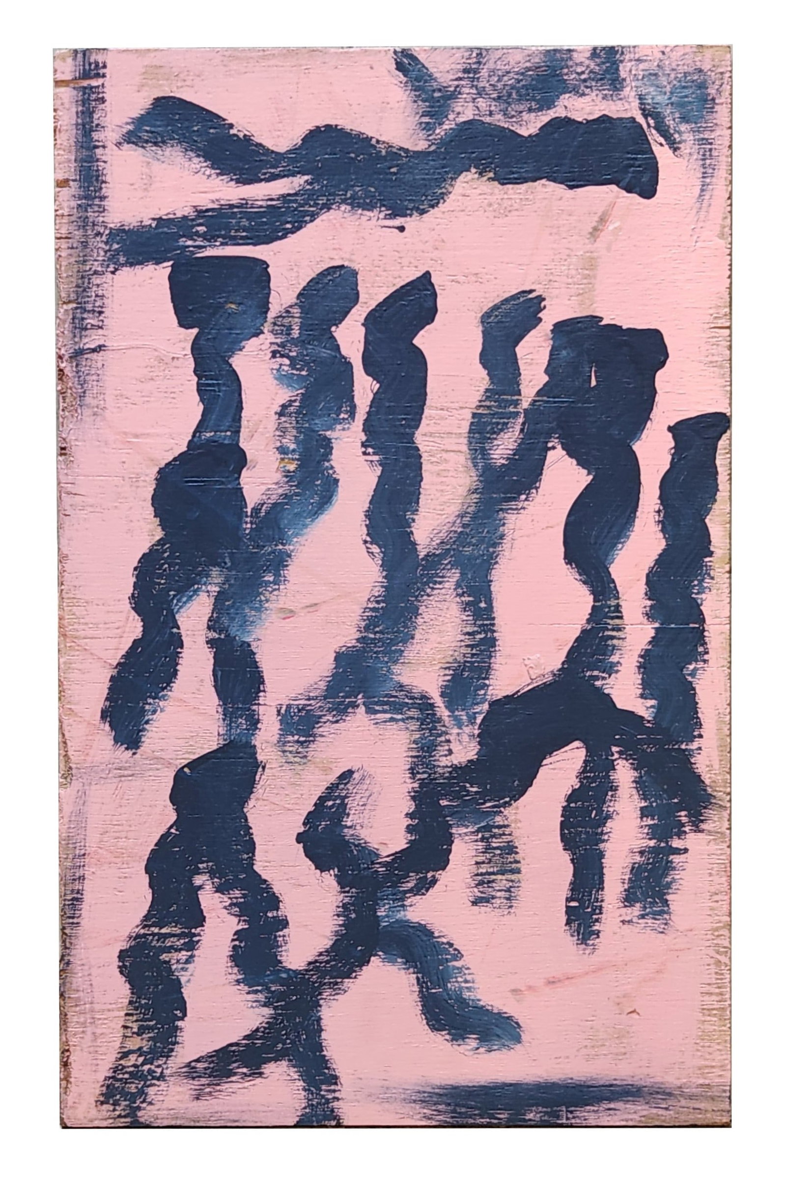 Purvis Young (1943 - 2010) American: Purvis Young (1943 - 2010) American Oil on Found Material Measure 23 3/4"in H x 15"in W Known for: Mod naive urban views, installation Name variants: Pervis Young Biography: The work of