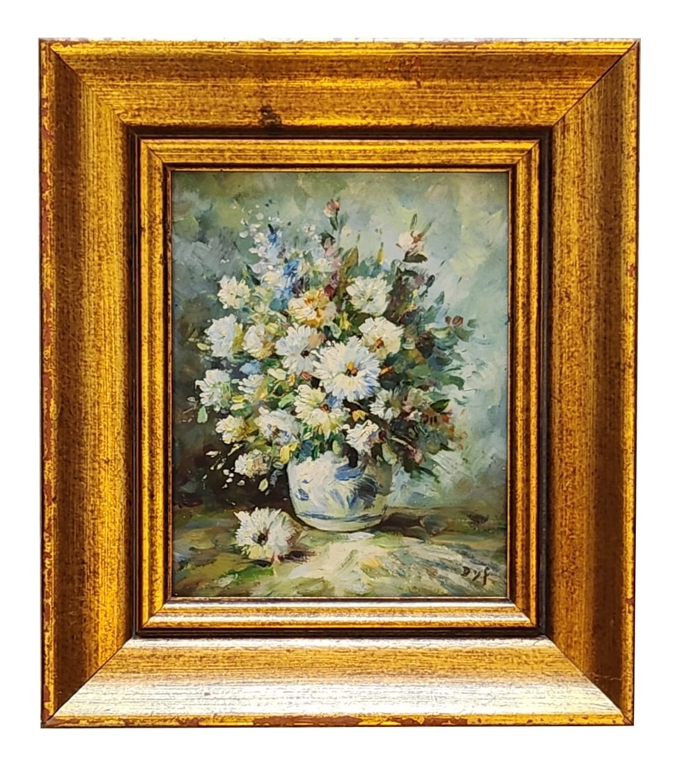 Marcel Dyf (1899 - 1985) France: Marcel Dyf (1899 - 1985) France Oil on Canvas Measure 9 1/2"inH x 7 1/2"in W and 15"in H x 13"in W x 1 3/4"in D with frame Known for: Landscape, figure, floral still life and seascape painting Name va