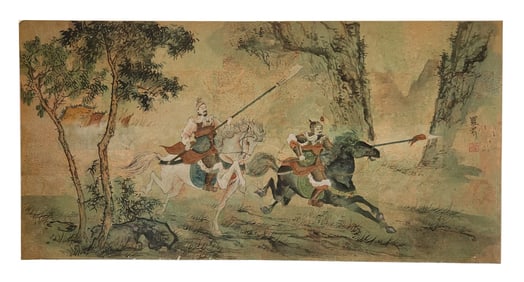 Chinese Painting on Cork Paper