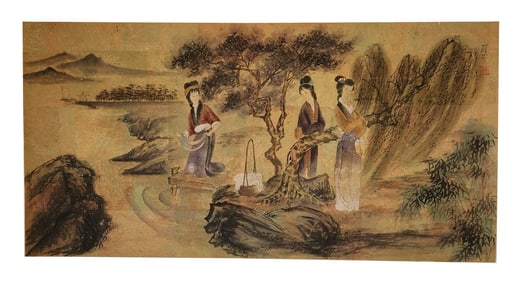 Chinese Painting on Cork Paper
