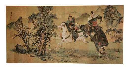 Chinese Painting on Cork Paper