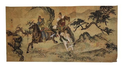 Chinese Painting on Cork Paper