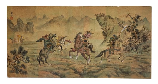 Chinese Painting on Cork Paper