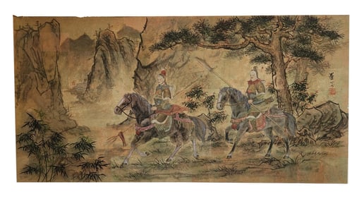 Chinese Painting on Cork Paper