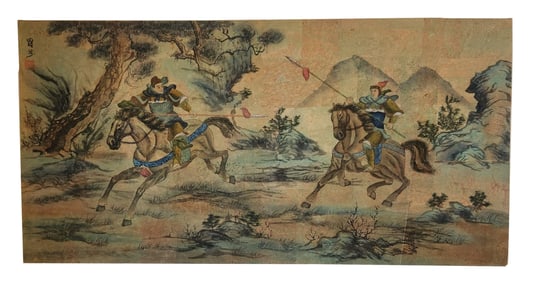 Chinese Painting on Cork Paper