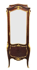 A French Louis XV Style Belle Epoque Ormolu Mounted Vitrine, by Alexandre Hugnet