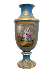 Antique 19th Century French Sevres Porcelain Vase