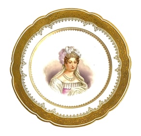 Hand Painted French C.H.Pillivuyt & Co.Paris Plate