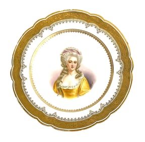 Hand Painted French C.H.Pillivuyt & Co.Paris Plate