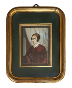 Antique Late 19th Century Miniature Painted