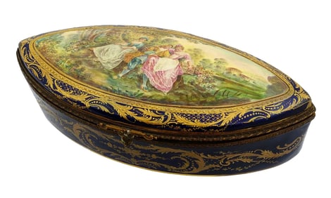 French 19th Century Sevres Porcelain Box