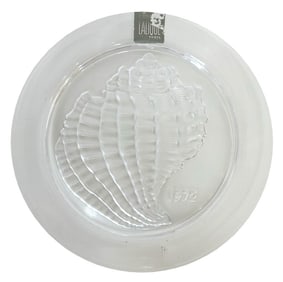 Lalique France Crystal 1972 Annual Collector Coquillage Conch SeaShell