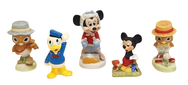 1987 Disney Porcelain Figurine Collection