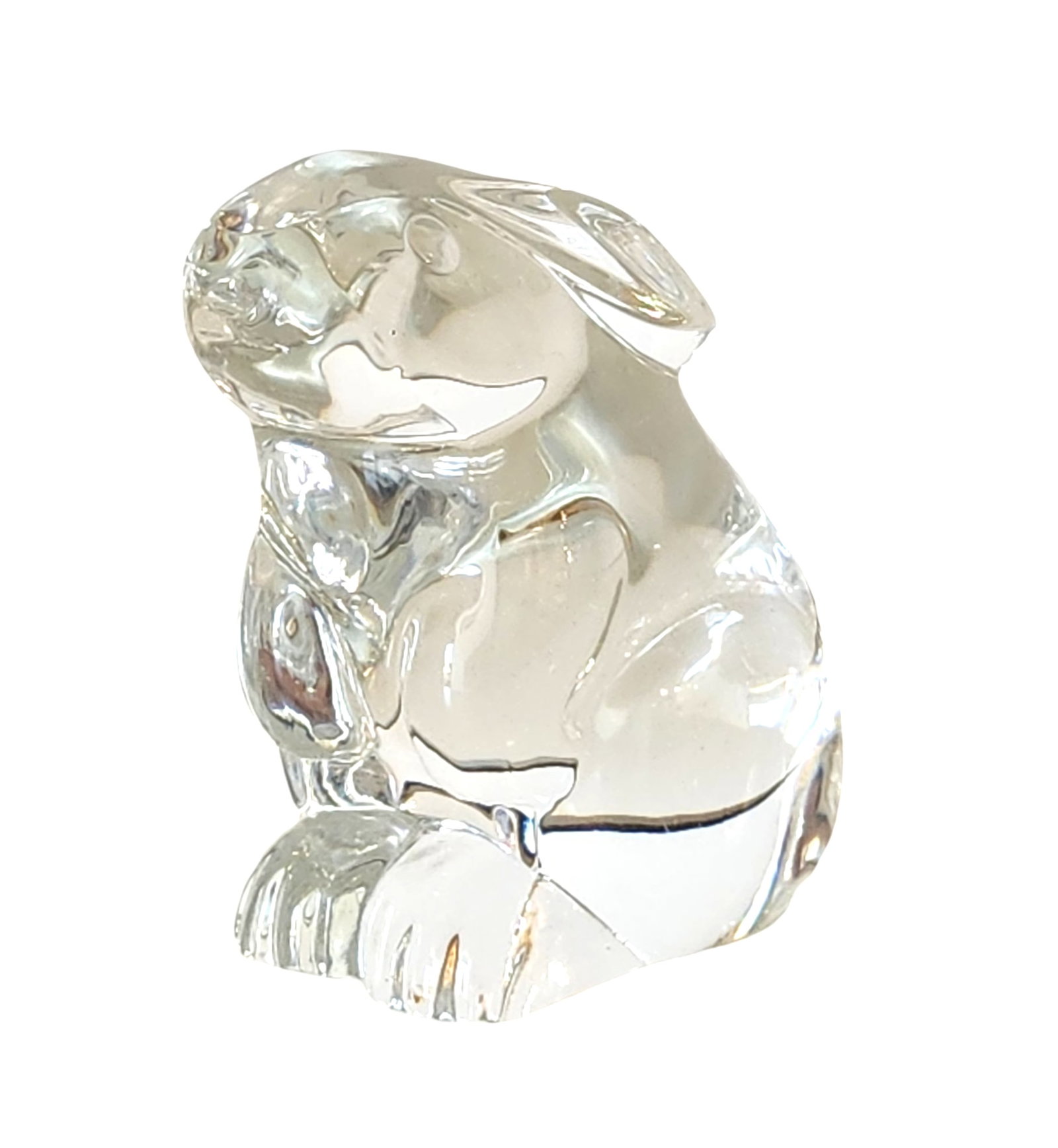 Baccarat Crystal Spinning Rabbit: Baccarat Crystal Spinning Rabbit Measure 3"in H x 2"in W x 2 1/4"in D