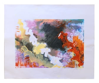 Maria de los Angeles Gonzalez Signed Lithograph – Cuban Contemporary Artist
