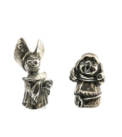 Small Bronze Group of Two Children