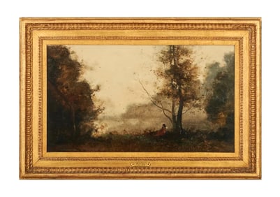 Attributed to Jean-Baptiste-Camille Corot (1796 - 1875) France
