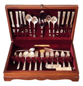 Community Plate Silverplate Flatware Set for 6 – Original Box & Guarantee Papers