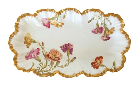 Antique Limoges France Jean Pouyat Hand-Painted Floral Dish – Pitkin & Brooks Import