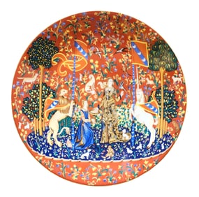 Robert Haviland & C. Parlon Limoges “La Dame à la Licorne?? Collector Plate – 1982 Limited