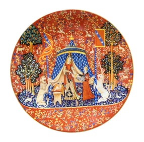 Robert Haviland & C. Parlon Limoges “La Dame à la Licorne?? Collector Plate – 1977 Limited